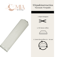 MIA Sleep Cooltouch Topper - Koudschuim - Circa 6 cm dik - Afritsbare Cooltouch Tijk
