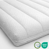 MIA Sleep Koudschuim Topper - Circa 7 cm dik - Afritsbare Bamboo Tijk
