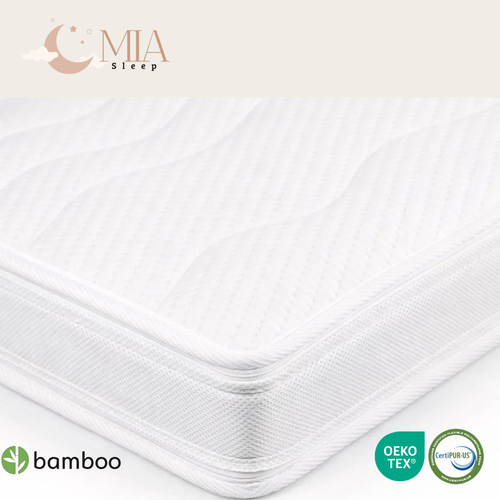 MIA Sleep Koudschuim Hotel Topper 3D - Circa 12 cm dik - Afritsbare Bamboo Tijk