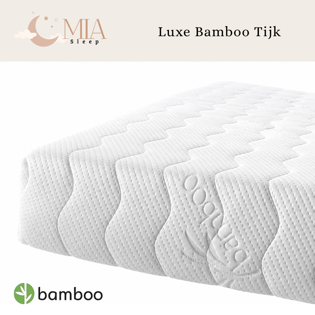MIA Sleep Koudschuim Matras - Circa 20 cm dik - Luxe Afritsbaare Bamboo Tijk