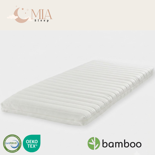 MIA Sleep Koudschuim Hotel Topper - Circa 6 cm dik - Afritsbare Bamboo Tijk
