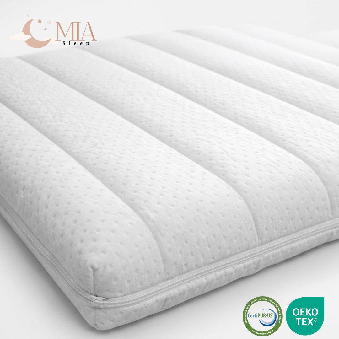 MIA Sleep Koudschuim Hotel Topper - Circa 6 cm dik - Afritsbare Bamboo Tijk