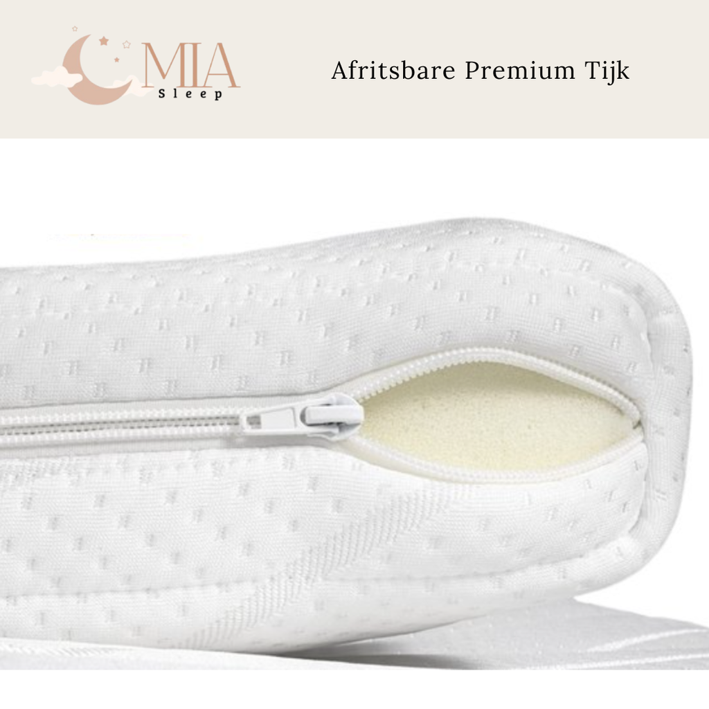 MIA Sleep Koudschuim Hotel Topper - Circa 6 cm dik - Afritsbare Bamboo Tijk
