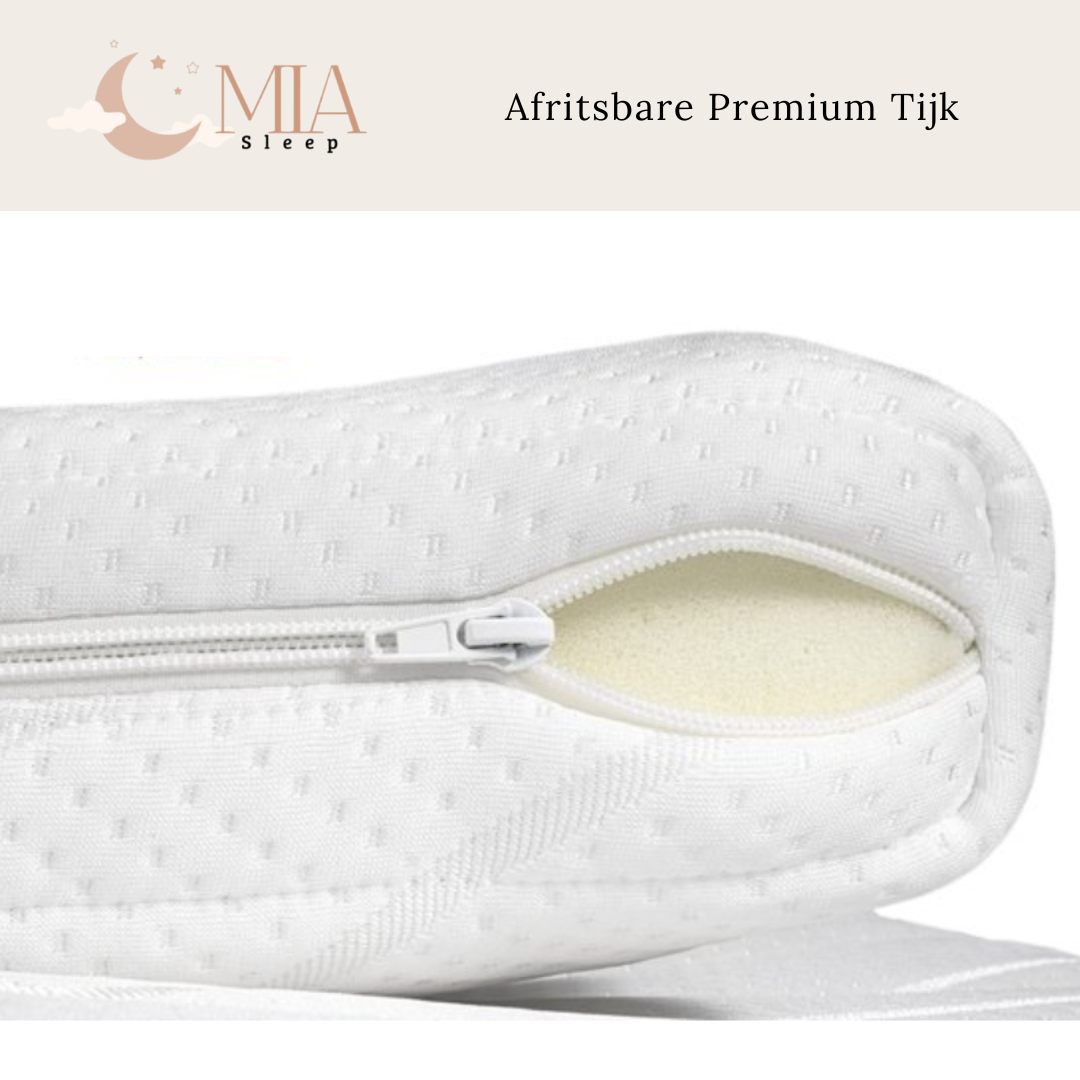 MIA Sleep Koudschuim Hotel Topper - Circa 6 cm dik - Afritsbare Bamboo Tijk