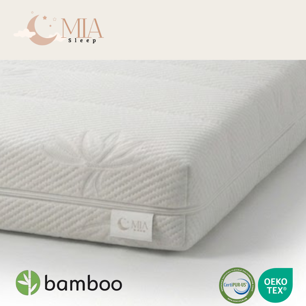 MIA Sleep Koudschuim Hotel Topper - Circa 6 cm dik - Afritsbare Bamboo Tijk