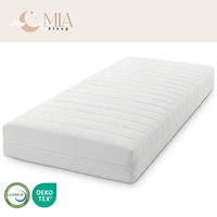 MIA Sleep Pocketvering Matras - 300 veren - Afritsbare Tijk - Circa 20 cm dik