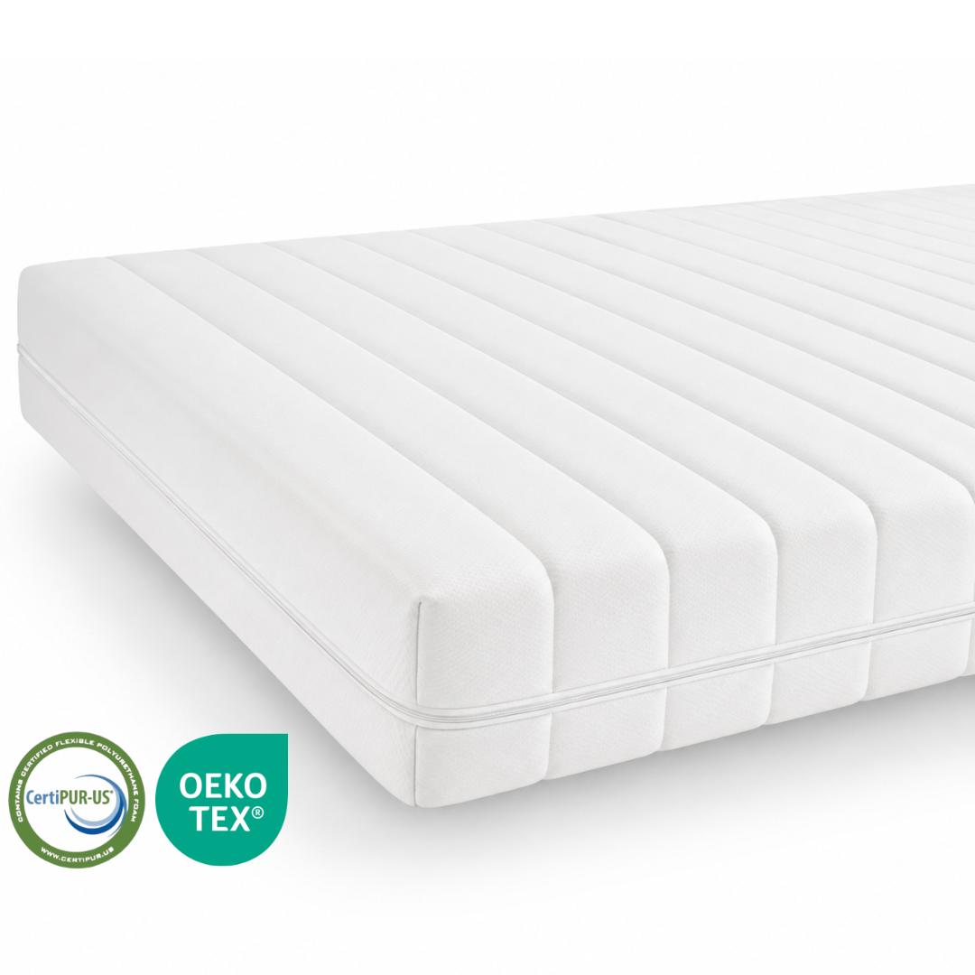 MIA Sleep Pocketvering Matras - 300 veren - Afritsbare Tijk - Circa 20 cm dik