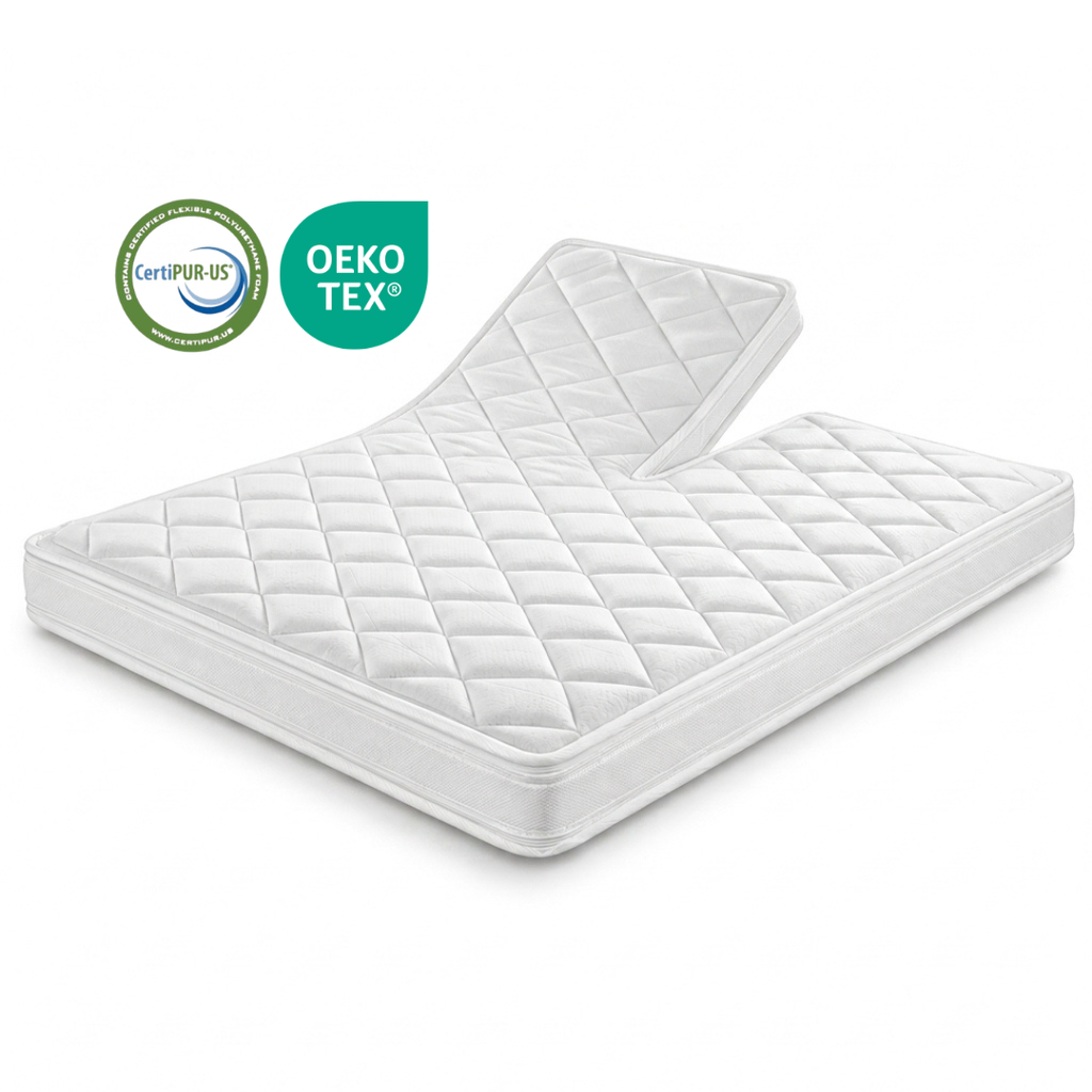 MIA Sleep SPLIT Topper - Circa 12 cm dik - Afritsbare Tencel hoes