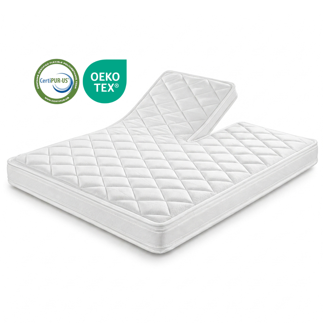 MIA Sleep SPLIT Topper - Circa 12 cm dik - Afritsbare Tencel hoes